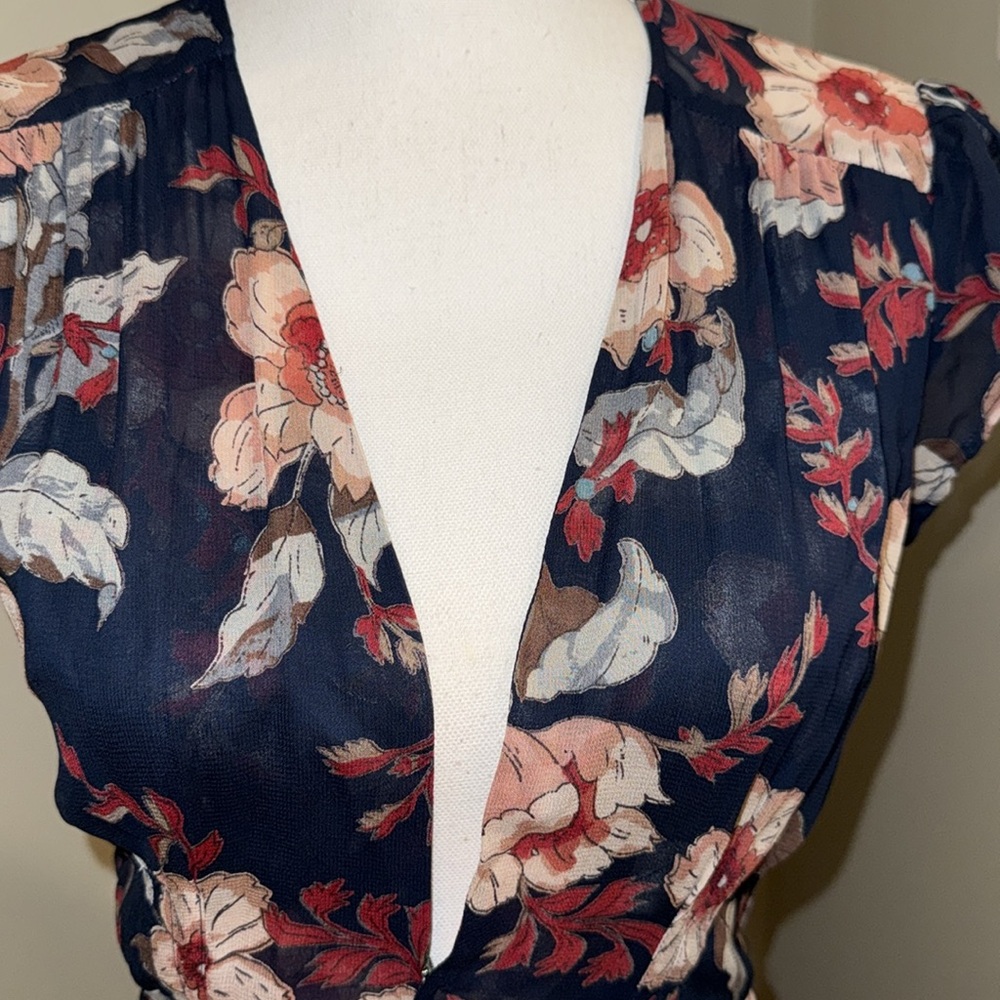 Reformation Boardwalk Wrap Dress - Picture 3 of 5